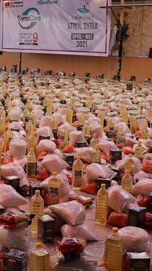 سلة غذائية رمضانية سلة غذائية رمضانية